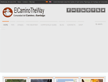 Tablet Screenshot of elcaminotheway.com